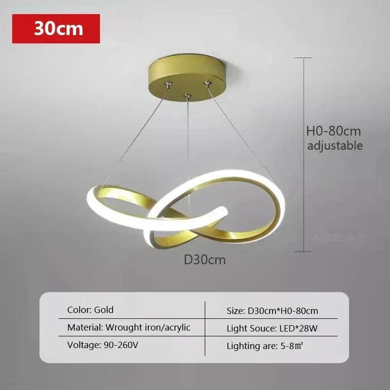 Nordic LED Ceiling Pendant Light – Creative Modern Illumination