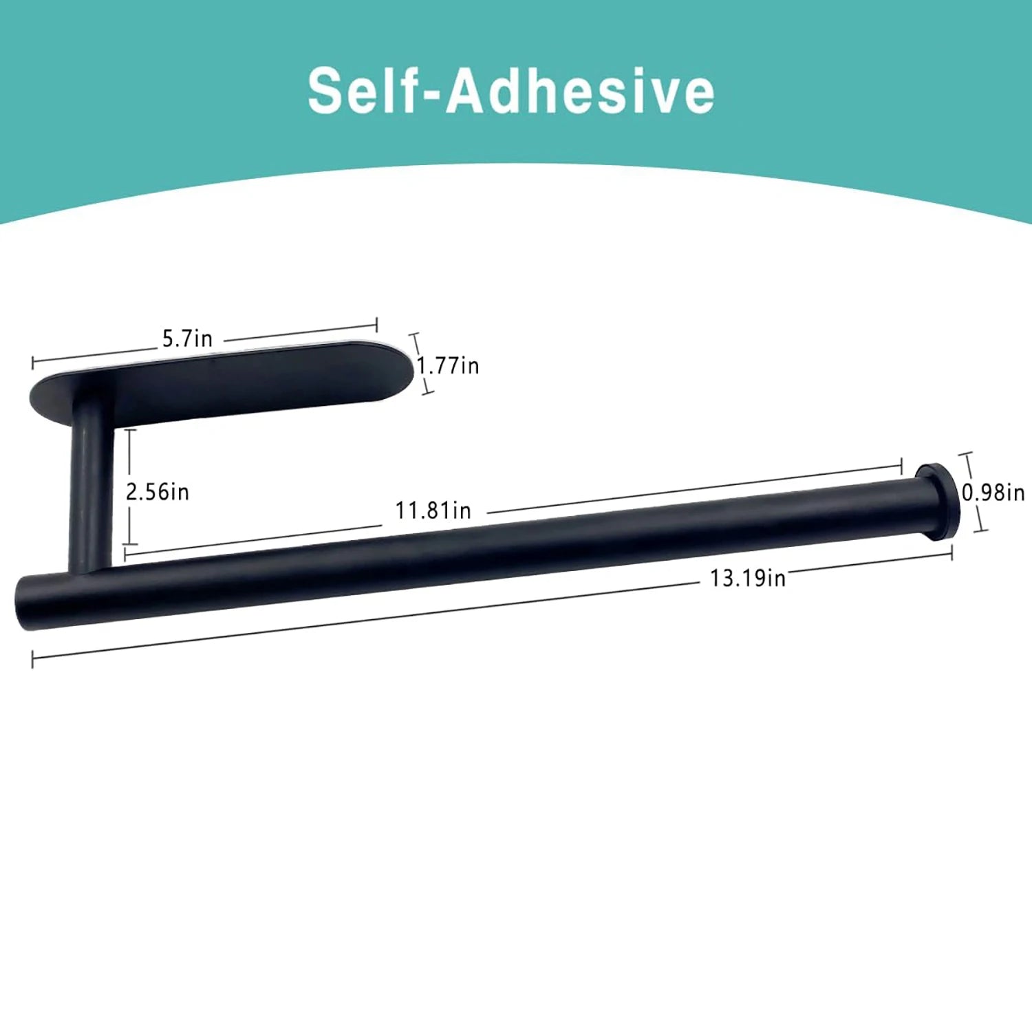 Adhesive Kitchen & Bathroom Paper Towel Holder