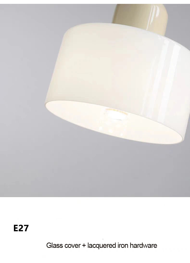 Nordic Modern Glass Bedside Pendant Lamp – E27