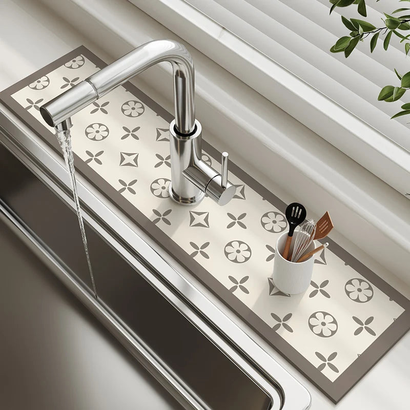 Diatomite Sink Splash Pad – Absorbent Drying Mat