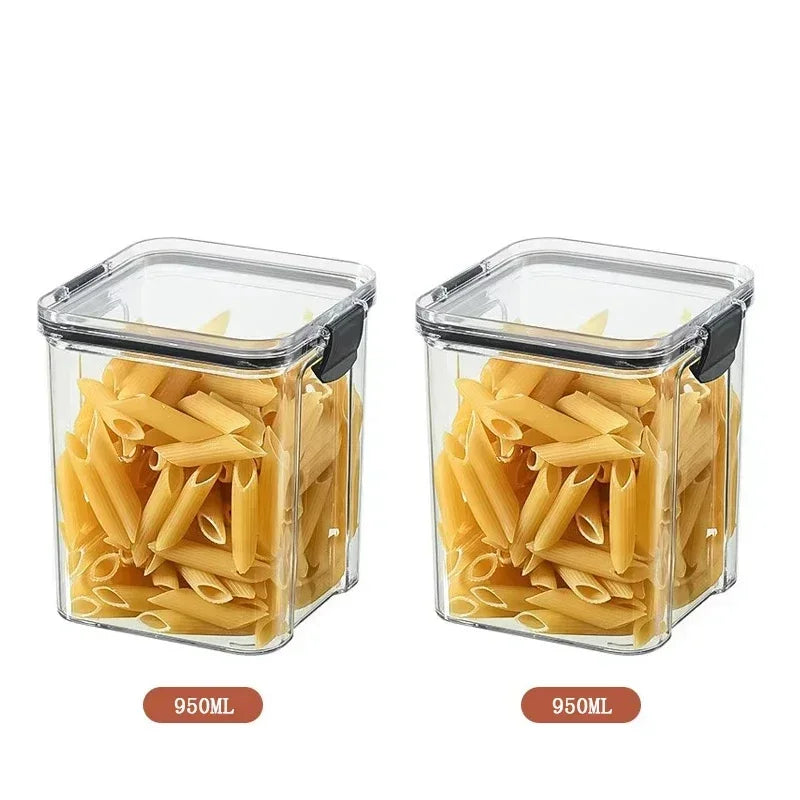 Kitchen Stackable Sealed Food Storage Containers Set (460–1800ml)