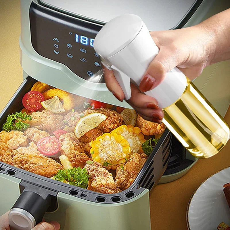 Oil Spray Bottle – 200/300/500ml Kitchen Cooking Dispenser