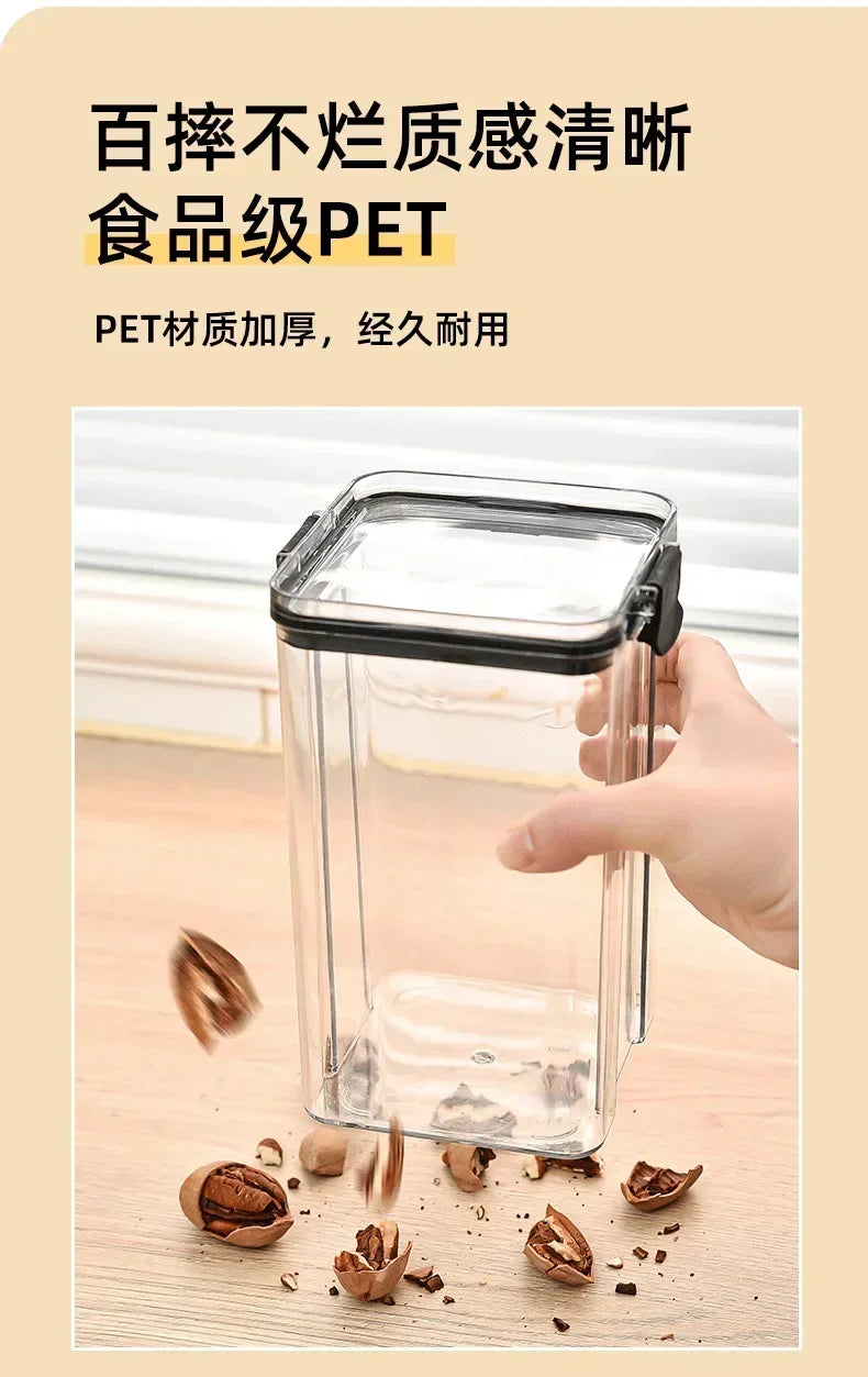 Kitchen Stackable Sealed Food Storage Containers Set (460–1800ml)