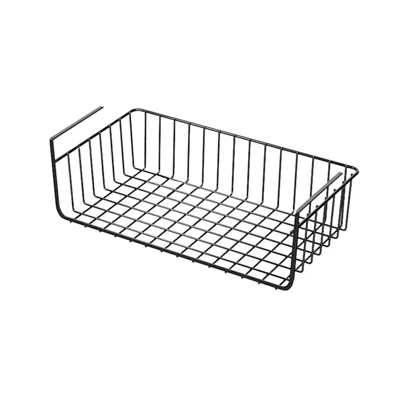 Hanging Kitchen Storage Rack – Layered Cabinet Organizer