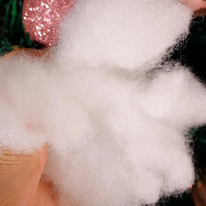 Fluffy Artificial Snow Cotton Decoration Set