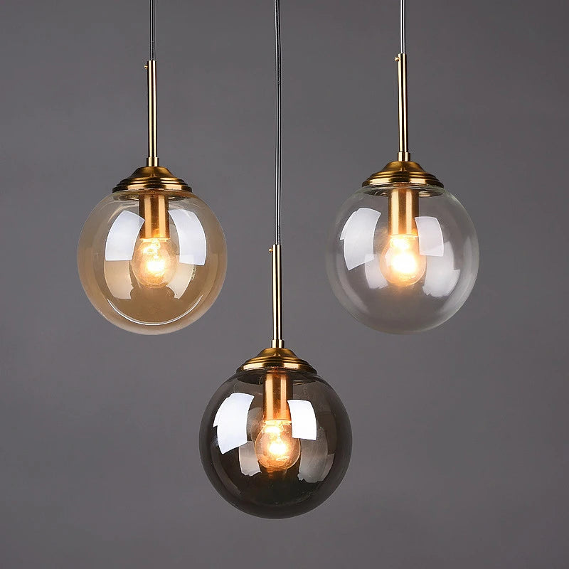 Modern Luxury Nordic LED Glass Pendant Lamp