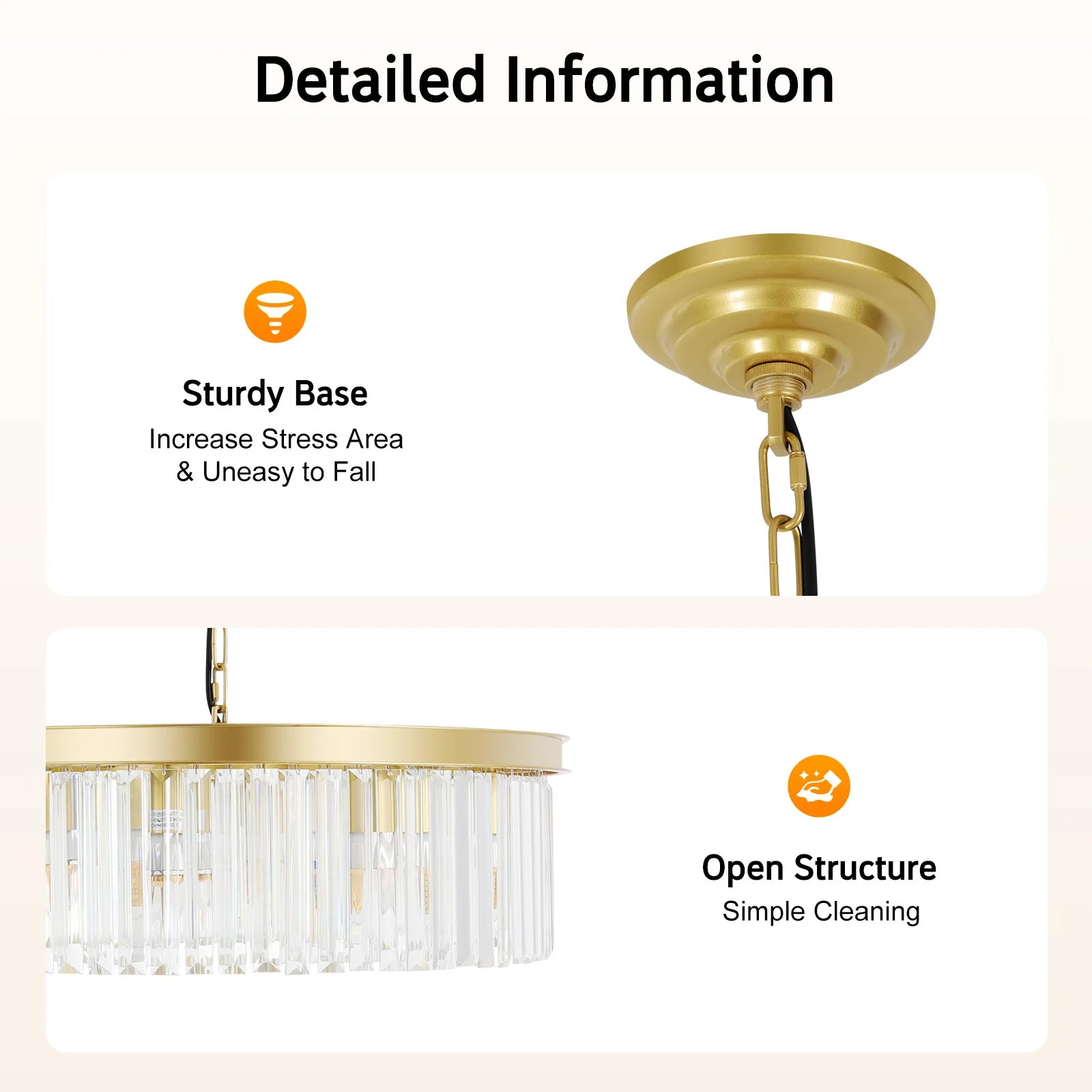 Luxury Modern K9 Crystal LED Chandelier – Circle Pendant Lamp