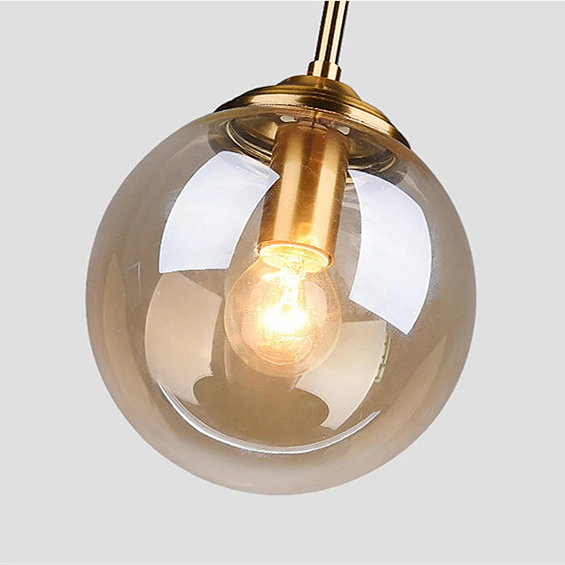 Modern Luxury Nordic LED Glass Pendant Lamp
