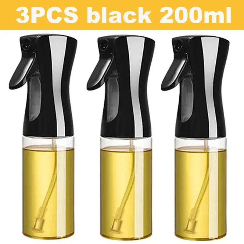 Oil Spray Bottle – 200/300/500ml Kitchen Cooking Dispenser