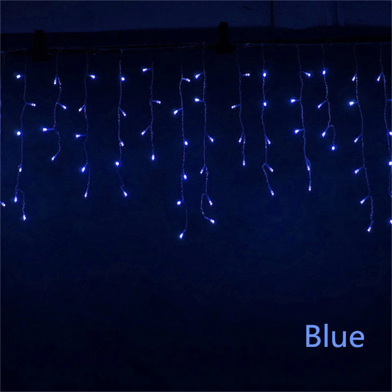 5M Outdoor LED Waterfall Curtain String Lights