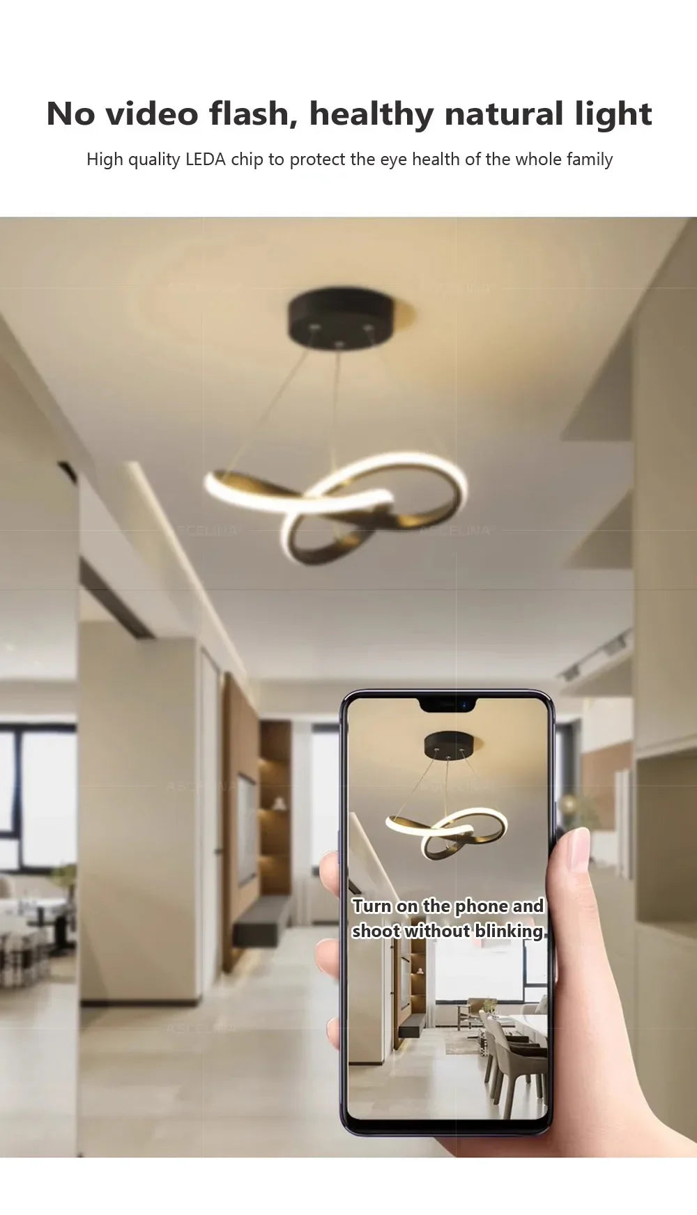 Nordic LED Ceiling Pendant Light – Creative Modern Illumination