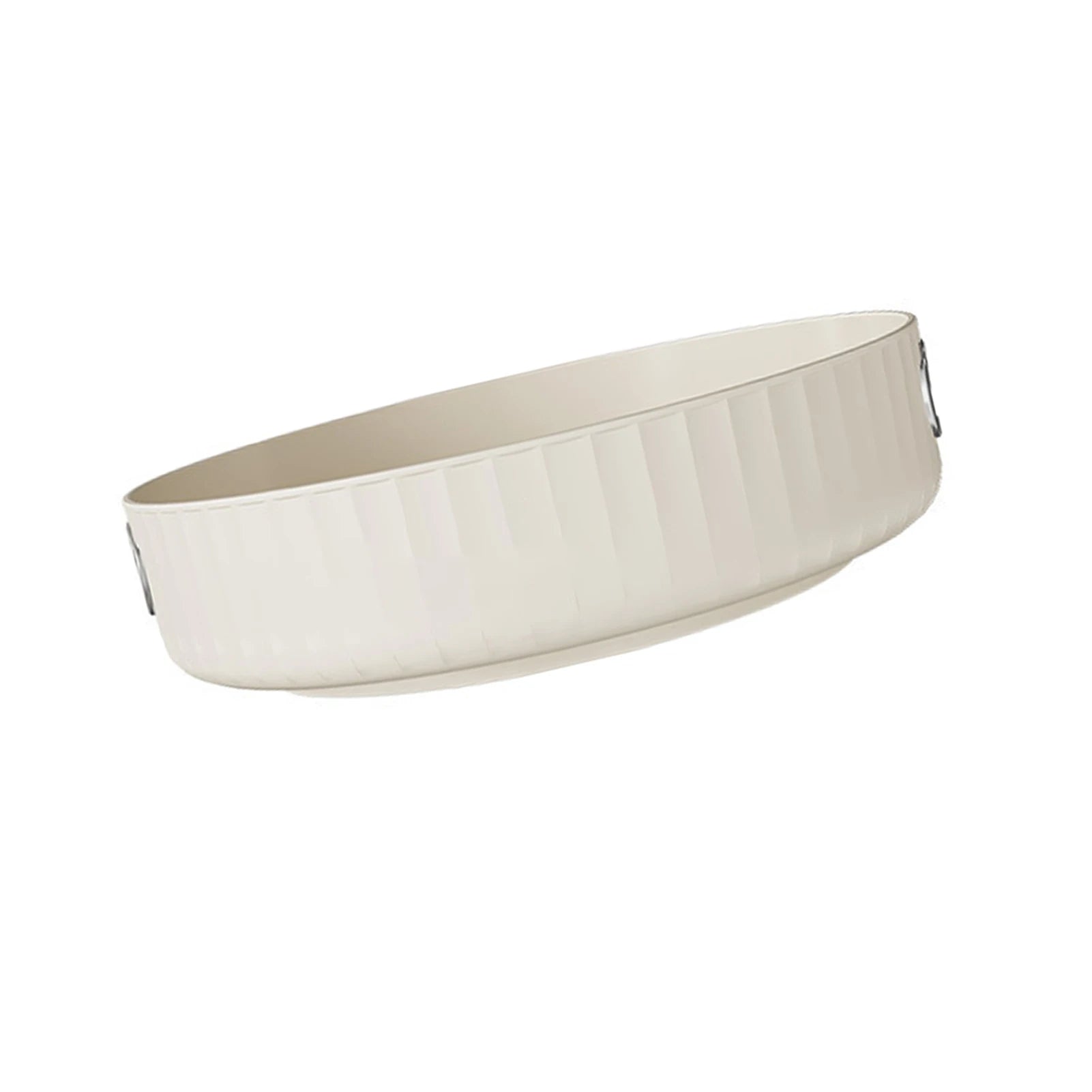 Creamy White Rotatable Multi-Purpose Countertop Tray