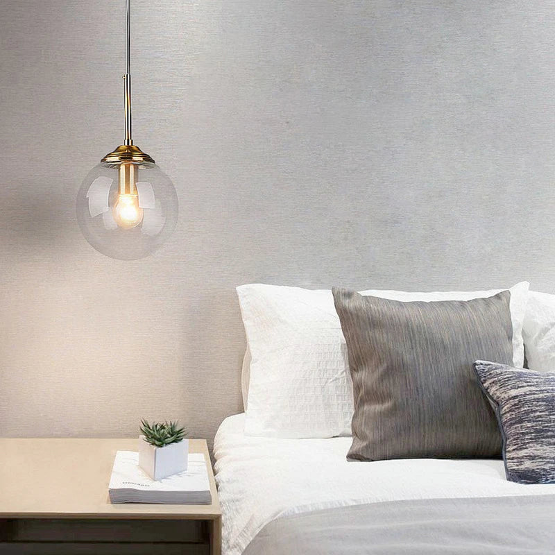 Modern Luxury Nordic LED Glass Pendant Lamp