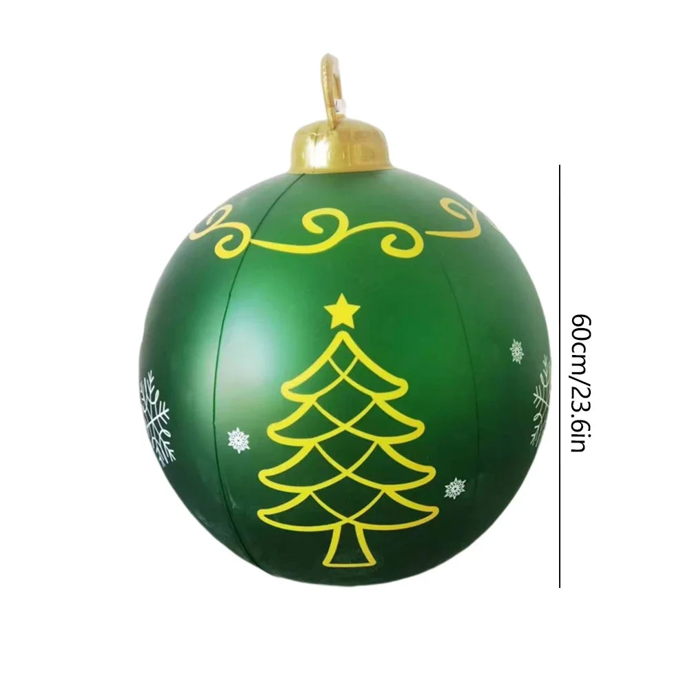 Giant Luminous Inflatable Christmas Ball with LED Lights