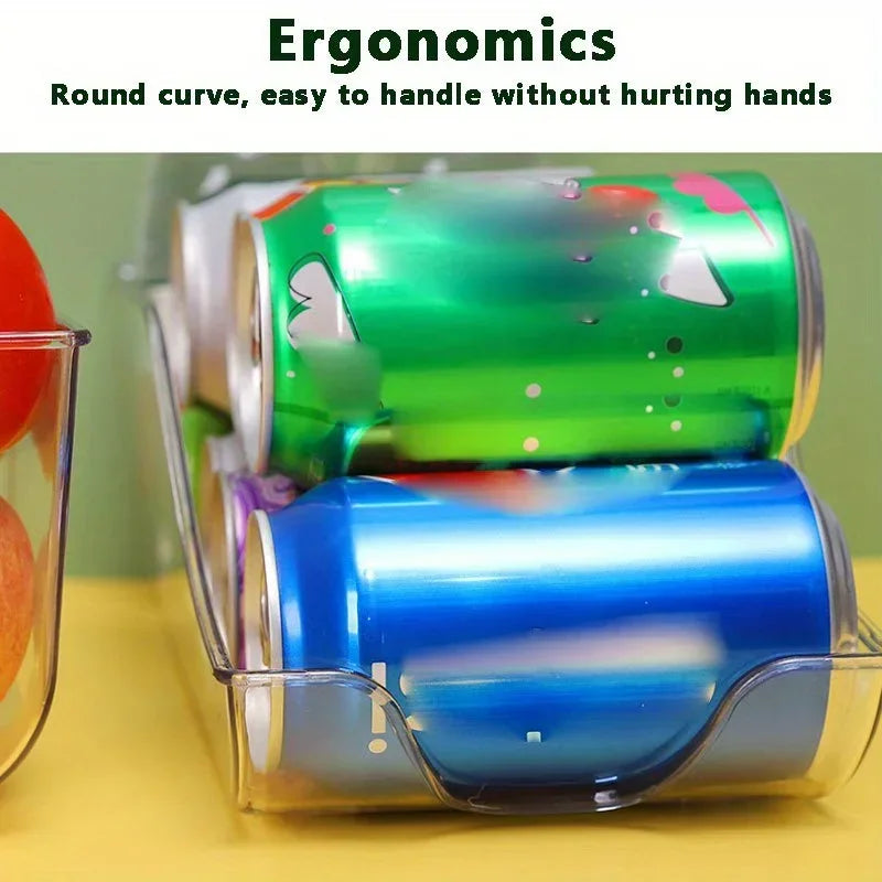 Refrigerator Soda Can Dispenser Organizer