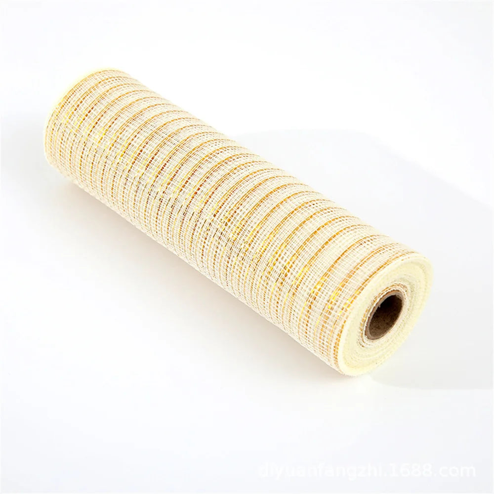 10 Yards Glitter Mesh Christmas Ribbon