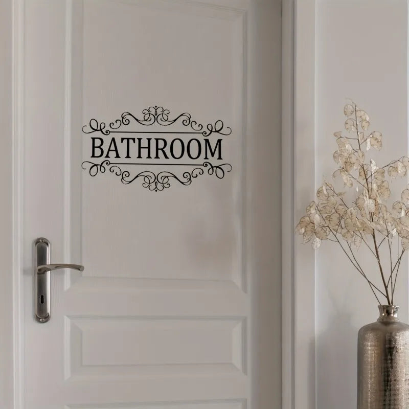 Waterproof PVC Bathroom Wall Sticker