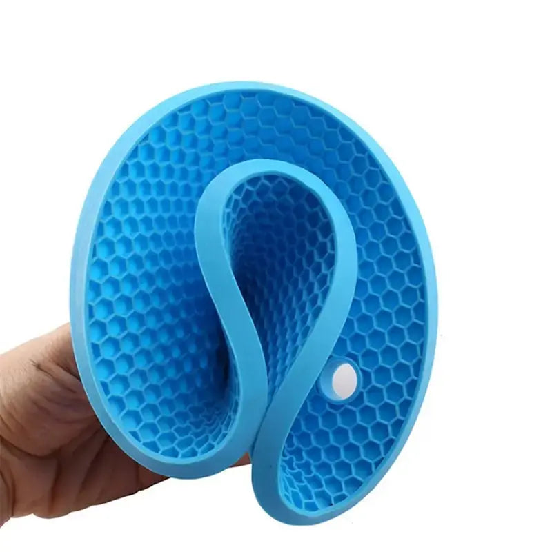 Round Heat-Resistant Silicone Mat Coasters – Non-Slip Pot Holders