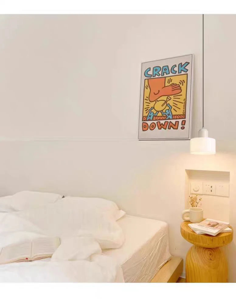 Nordic Modern Glass Bedside Pendant Lamp – E27