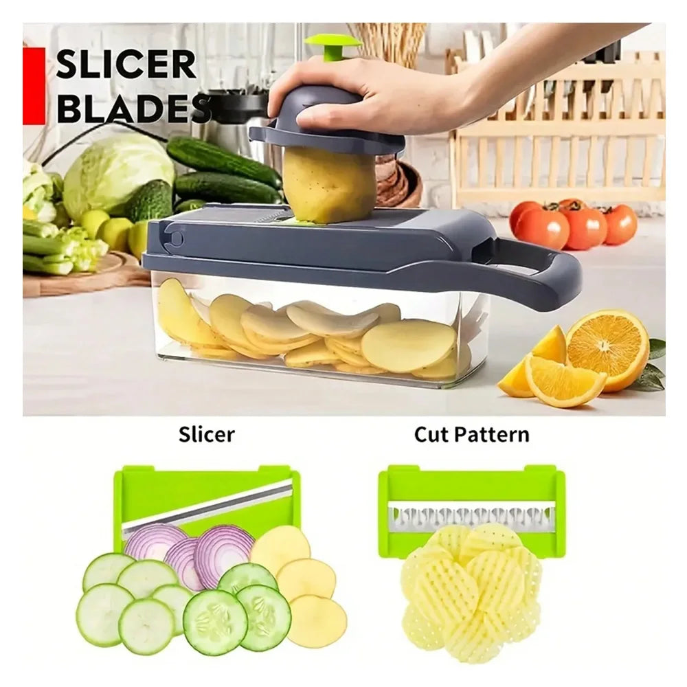 16-in-1 Multifunctional Vegetable Chopper