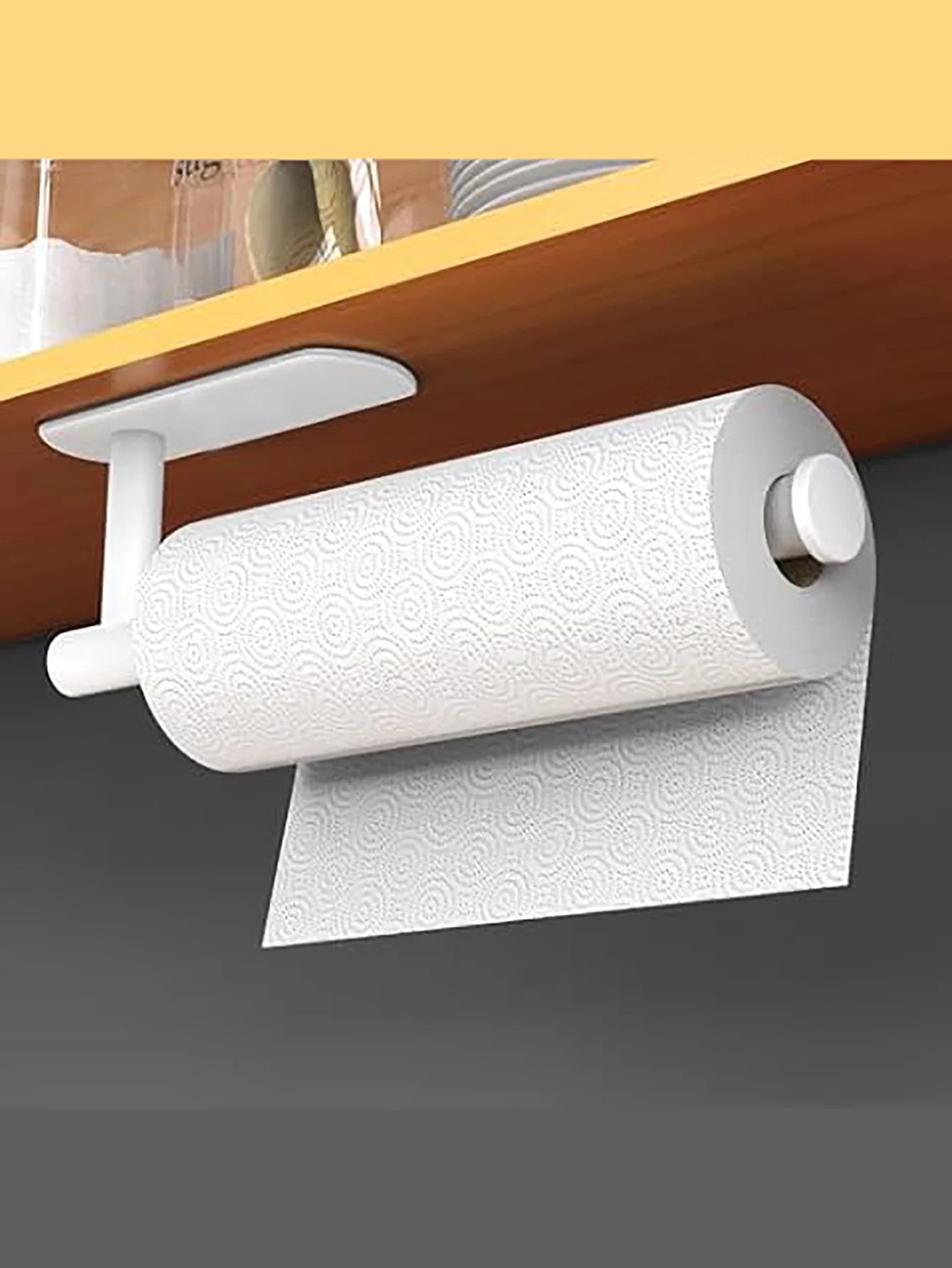 Adhesive Kitchen & Bathroom Paper Towel Holder