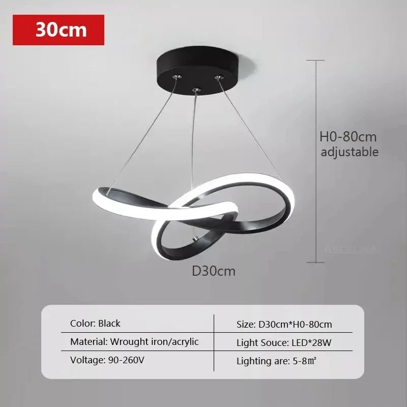 Nordic LED Ceiling Pendant Light – Creative Modern Illumination