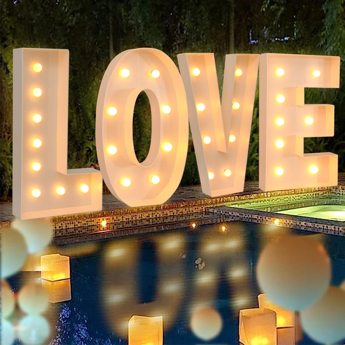 91.5cm Giant LED Light Frame Box – Party Decor