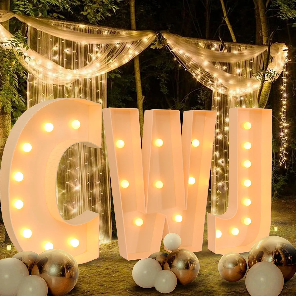 91.5cm Giant LED Light Frame Box – Party Decor